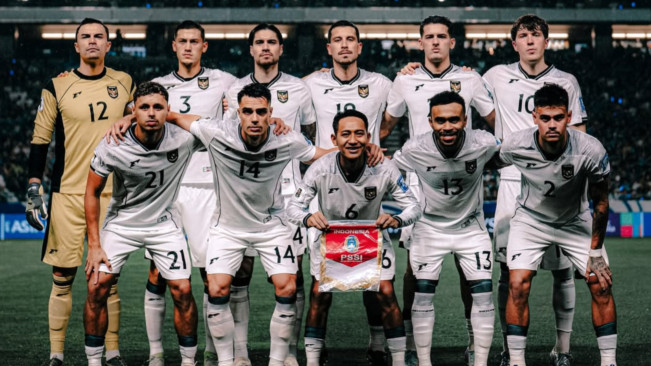 Skuad Timnas Indonesia. [Instagram/@deanjames]